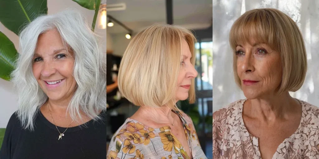 55 Low-Maintenance Bob Haircuts for Women Over 60 with Style