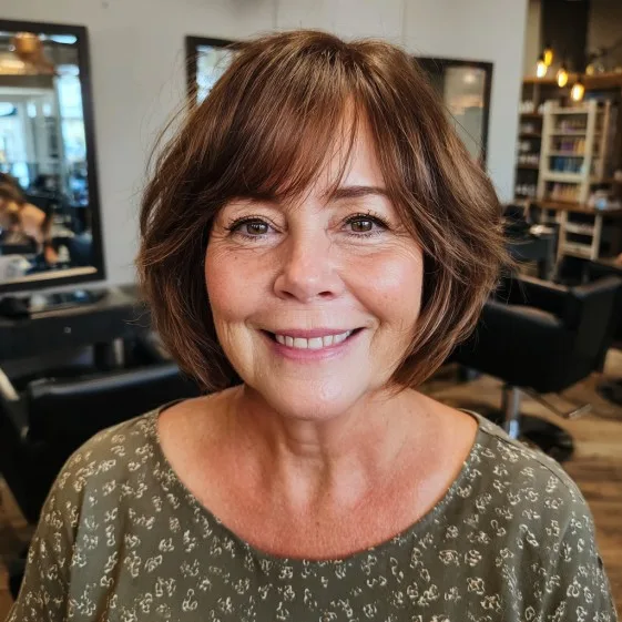 Charming Layered Butterfly Cut with Soft Face-Framing Layers