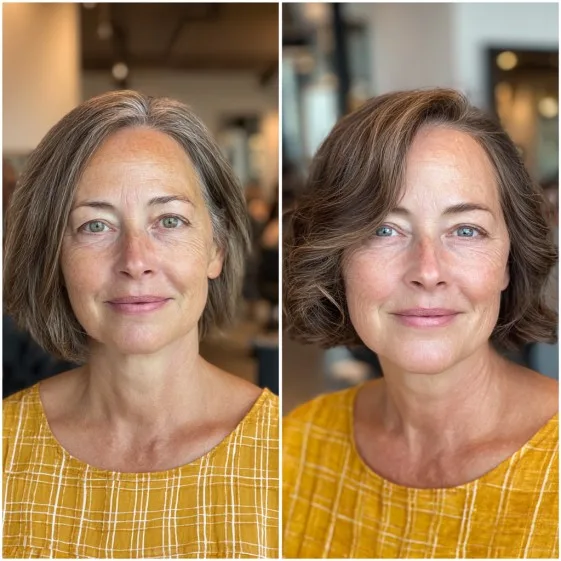 Charming Soft Wavy Lob with Face-Framing Layers