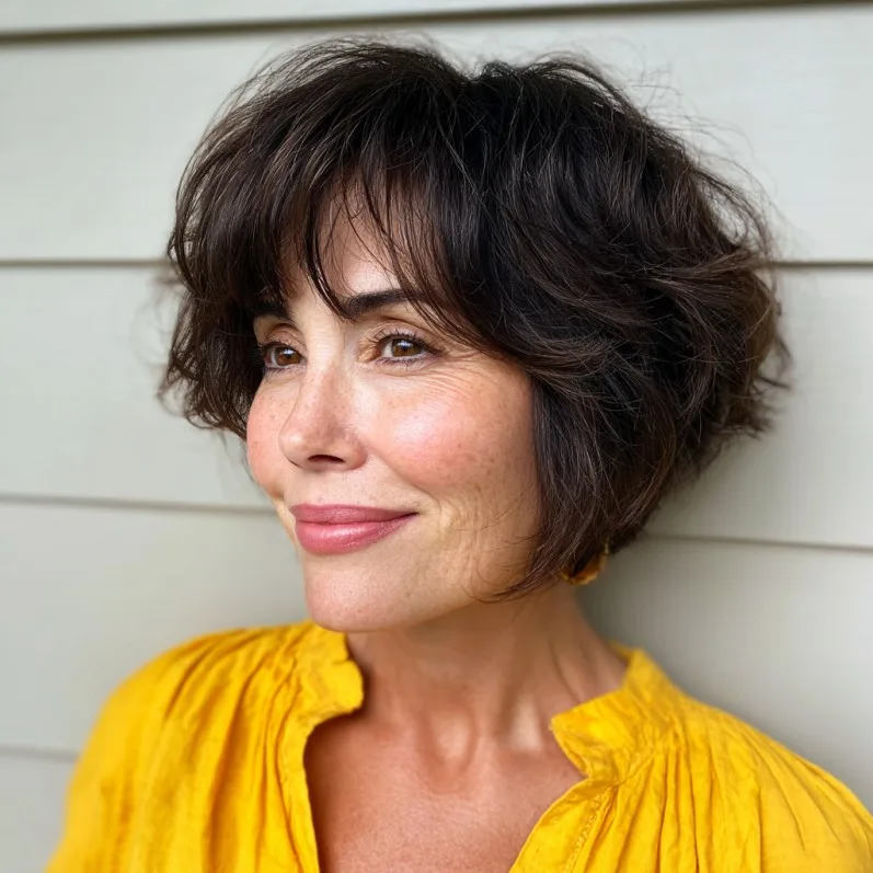 Charming Textured Bob with Soft Volume