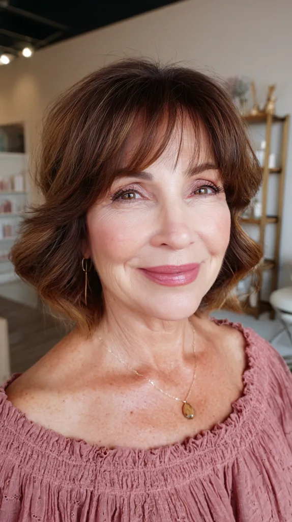 Charming Textured Bob with Soft Waves