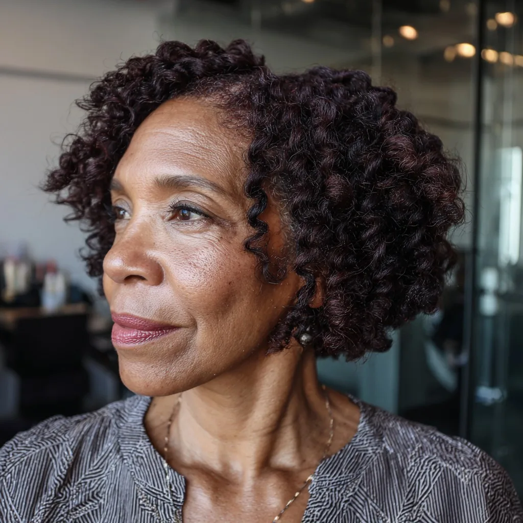 Chic Curly Bob with Defined Curls
