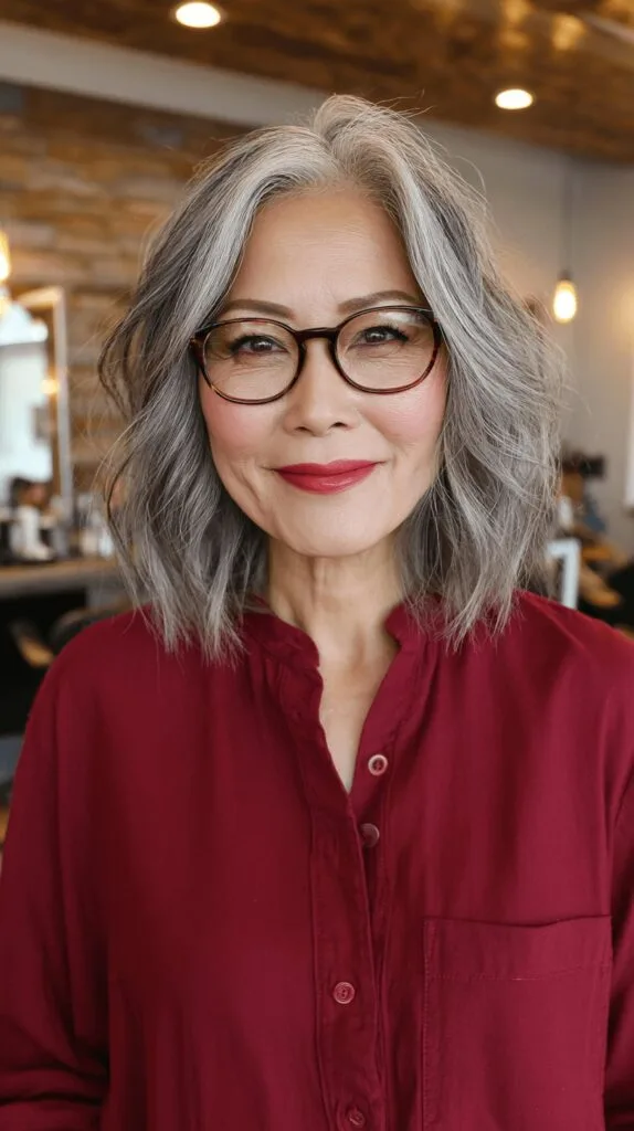 Chic Layered Bob with Feathered Ends