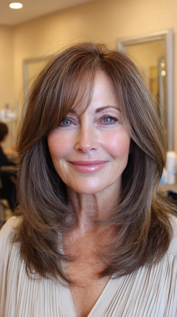 Chic Layered Butterfly Cut with Soft Volume
