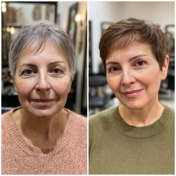 Chic Short Textured Cut with Soft Layers