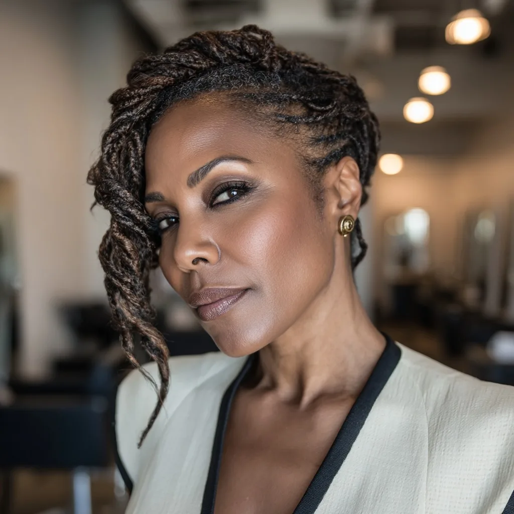 Chic Side-Swept Braids with Textured Loose Ends