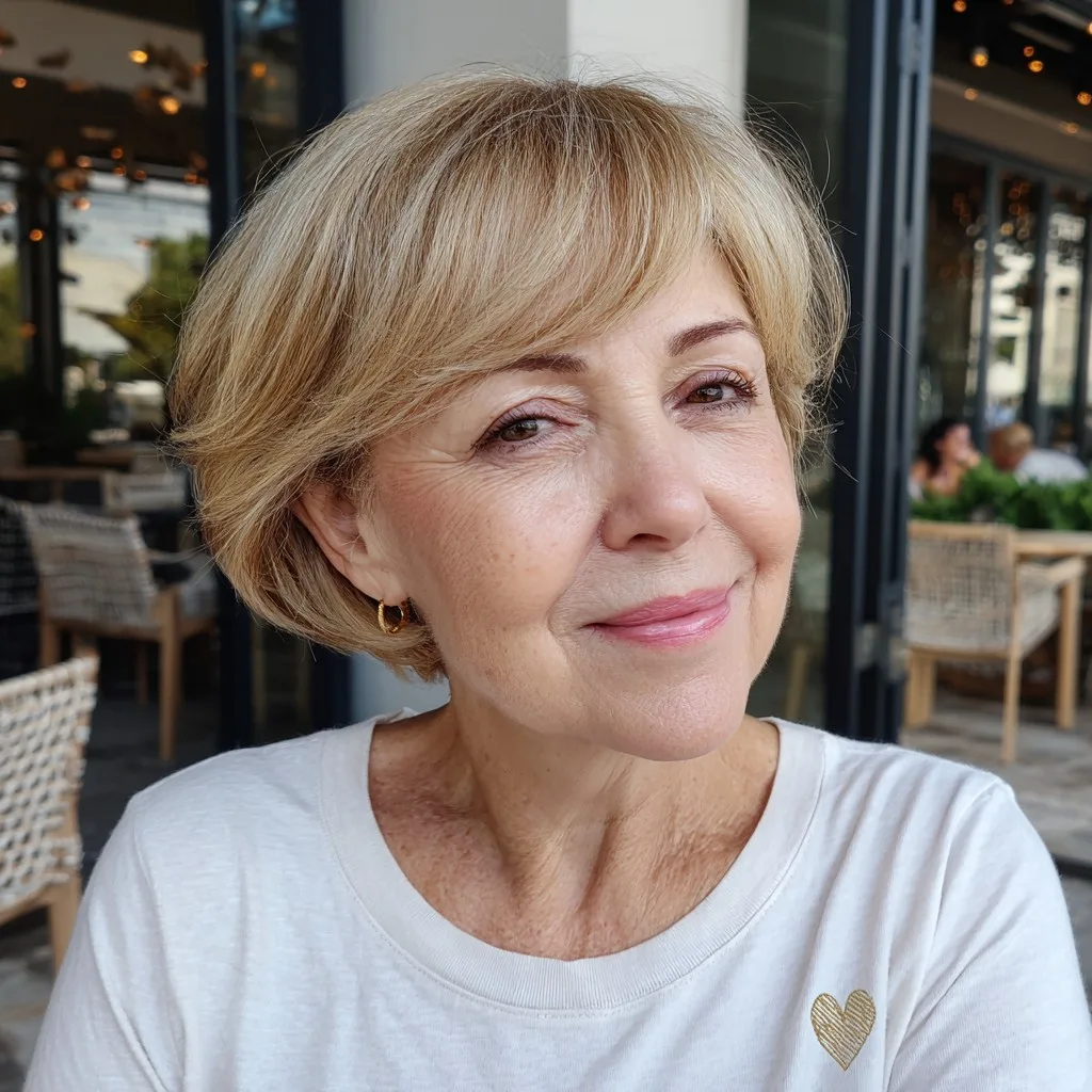 Chic Soft Layered Bob with Gentle Flips