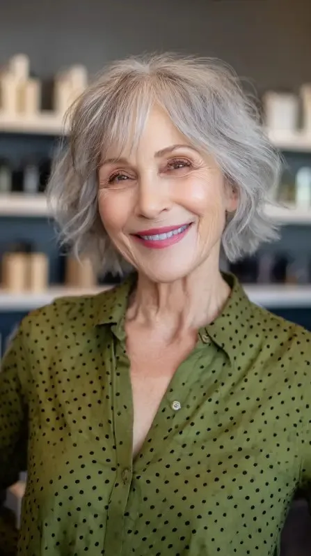 Chic Soft Layered Cut with Side Bangs