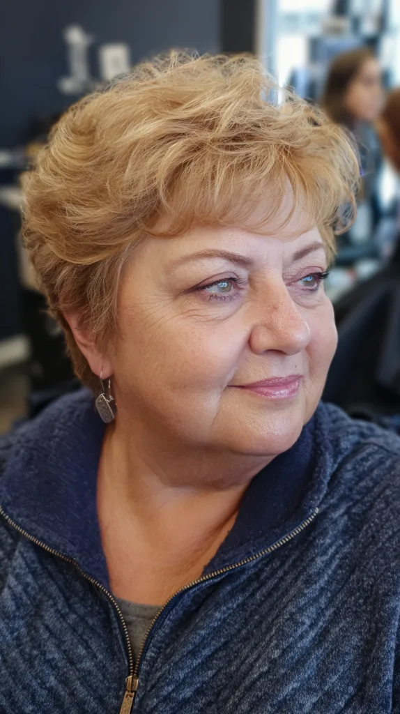 Chic Soft Pixie with Gentle Volume and Texture