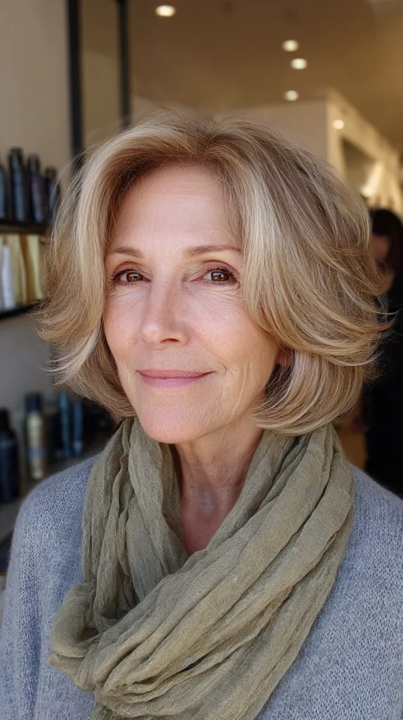 Chic Softly Layered Butterfly Cut with Gentle Waves