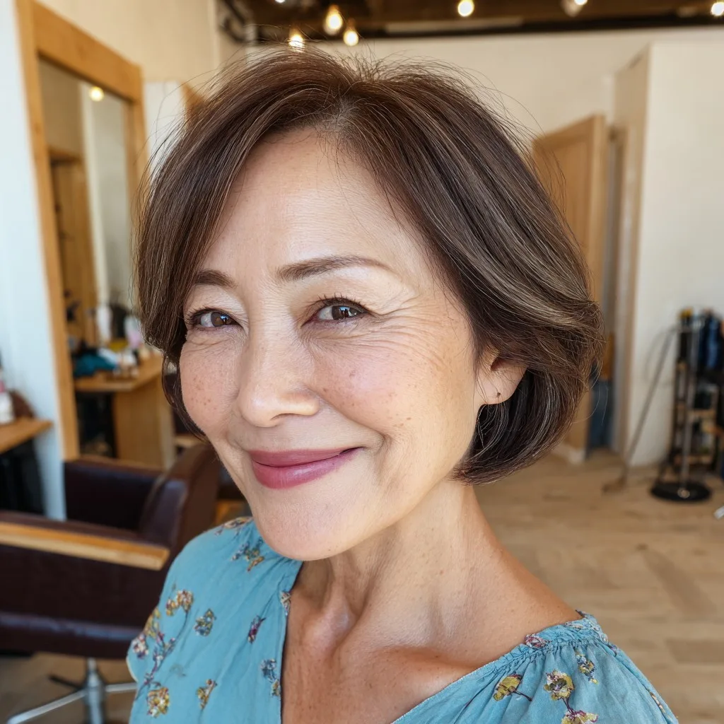Chic Textured Bob with Subtle Waves