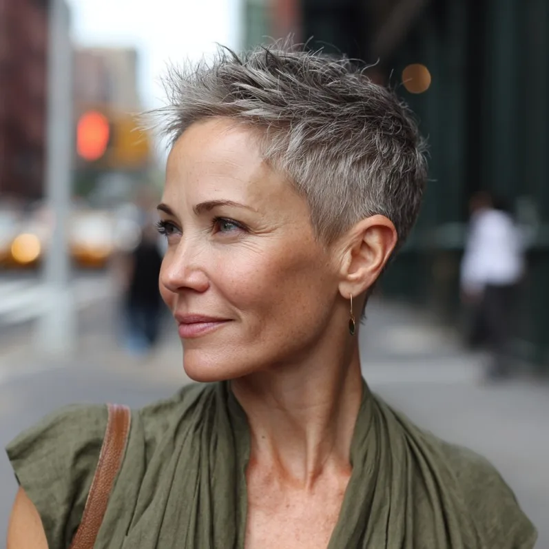 Chic Textured Pixie with Edgy Layers