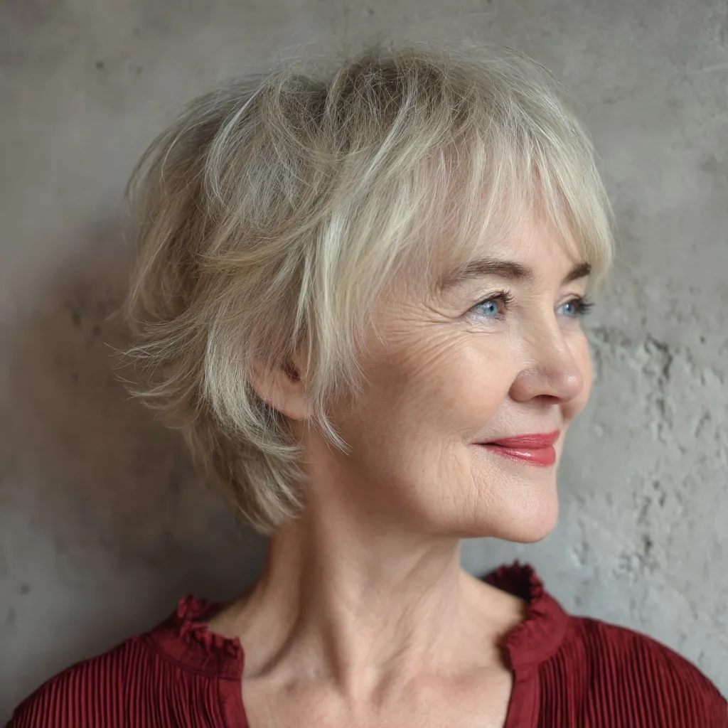 Chic Textured Short Cut with Soft Layers