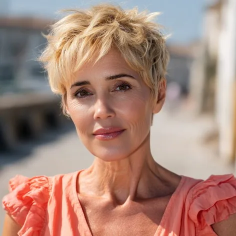 Choppy Pixie Cut with Soft Layered Texture