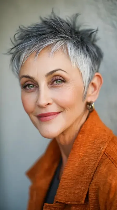 Choppy Textured Pixie Cut with Effortless Volume