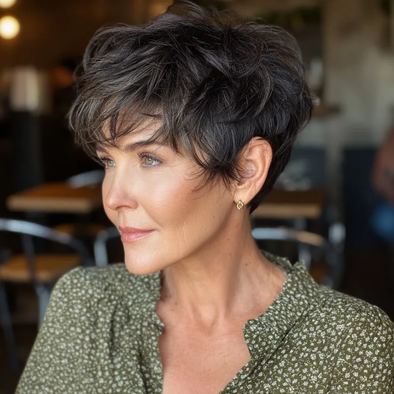 Choppy Textured Pixie Cut with Soft Volume