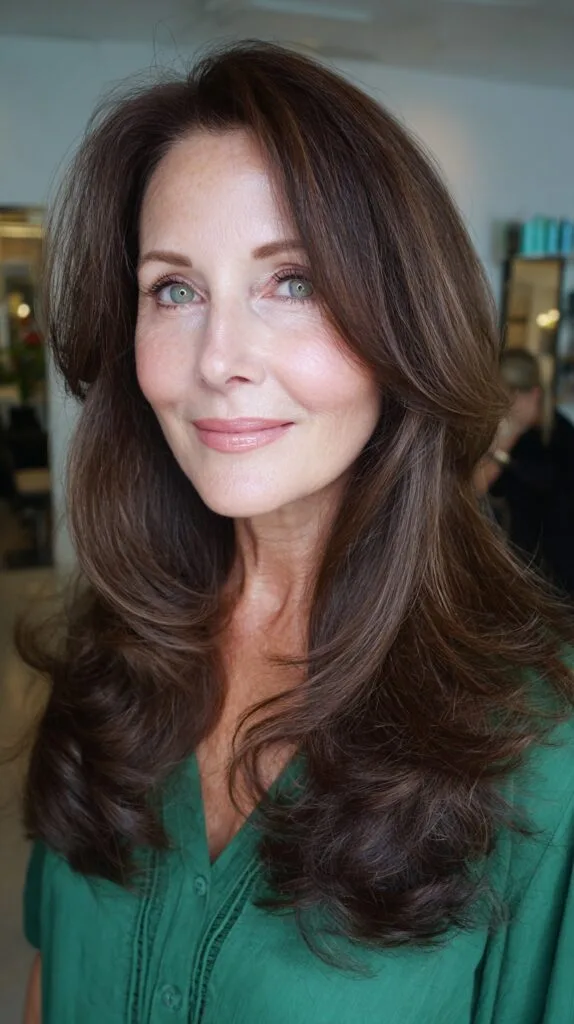 Classic Long Layers with Subtle Volume