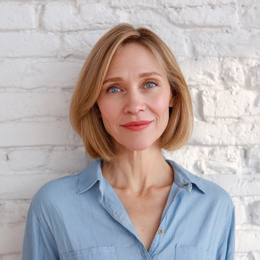 Classic One-Length Bob with Subtle Movement