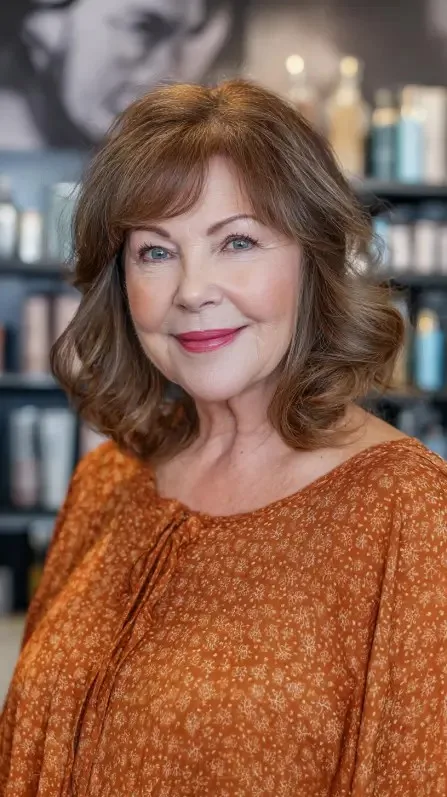 Classic Soft Layered Cut with Flattering Side Bangs