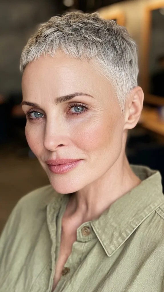 Edgy Textured Pixie Cut with Defined Layers
