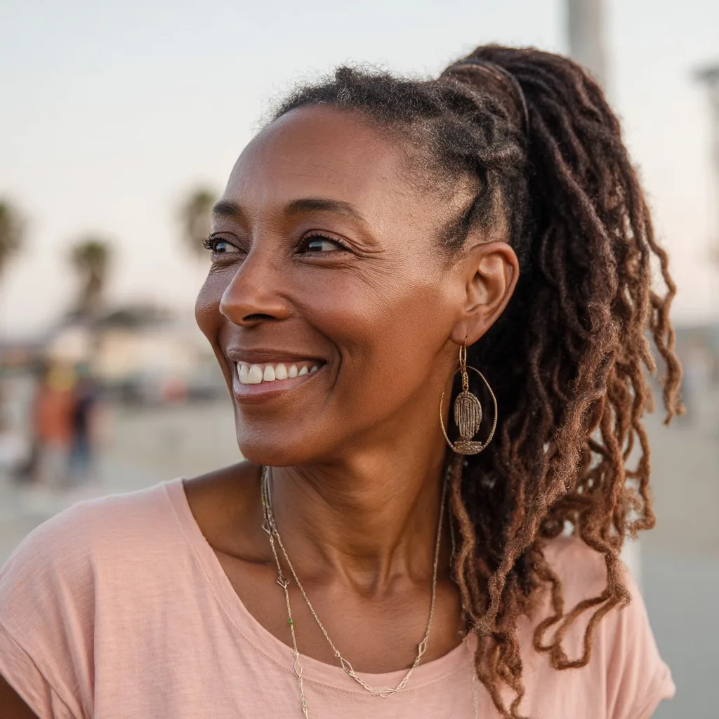 Effortless Summer Dreadlocks with Side Shaved Detail