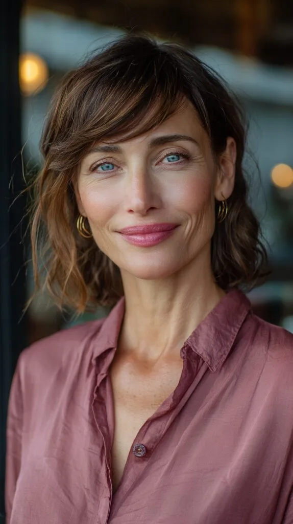 Effortlessly Chic Layered Curly Cut