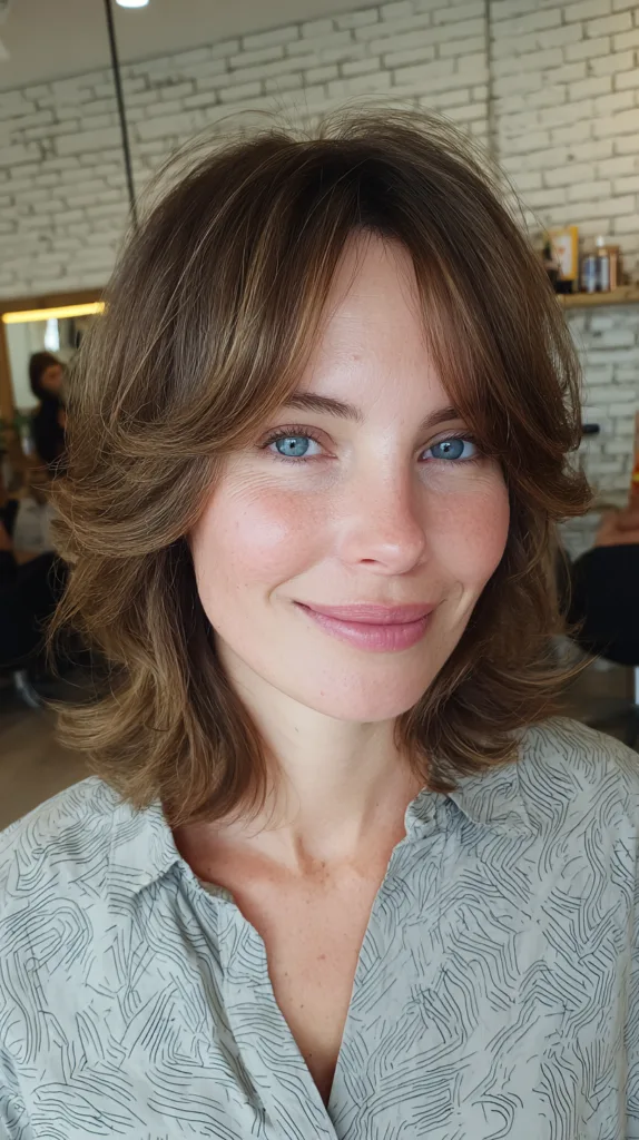 Effortlessly Layered Butterfly Cut with Soft Waves