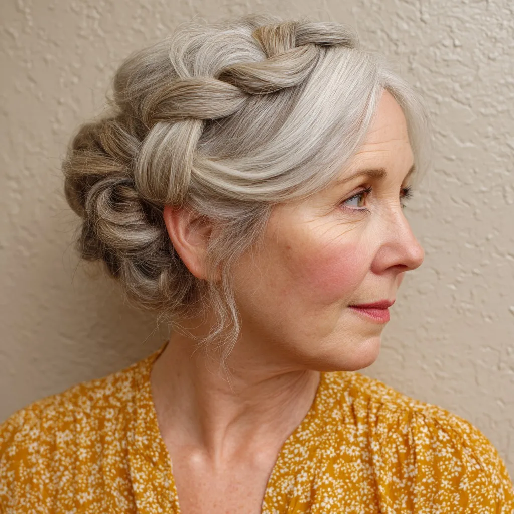 Elegant Braided Chignon for Effortless Style
