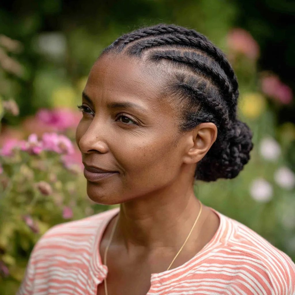 Elegant Braided Updo for Effortless Summer Style