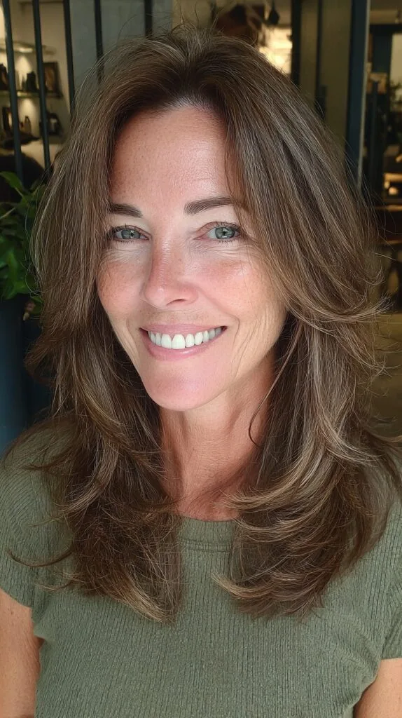 Elegant Layered Cascade with Soft Waves