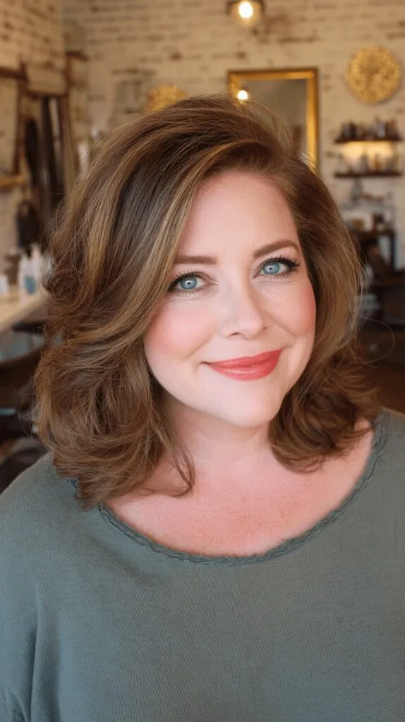 Elegant Layered Cut with Subtle Waves
