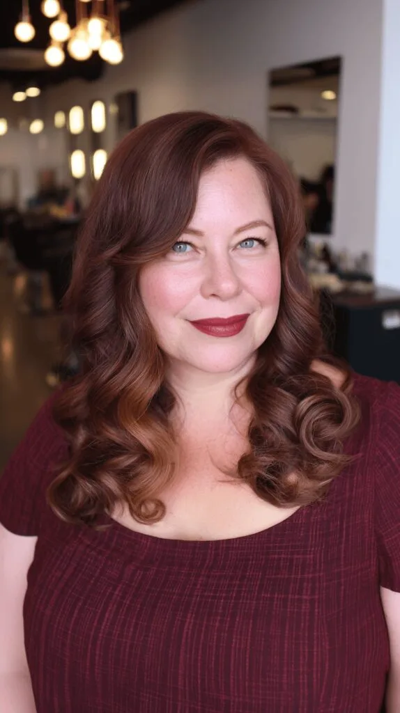 Elegant Loose Curls with Subtle Ombre