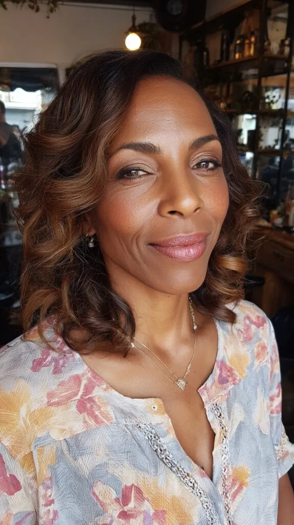 Elegant Soft Curls with Subtle Ombré