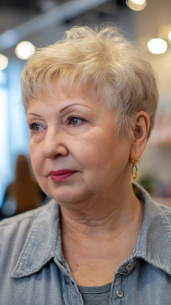 Elegant Soft Pixie with Subtle Texture