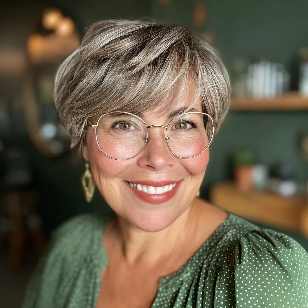 Elegant Textured Pixie with Soft Bangs