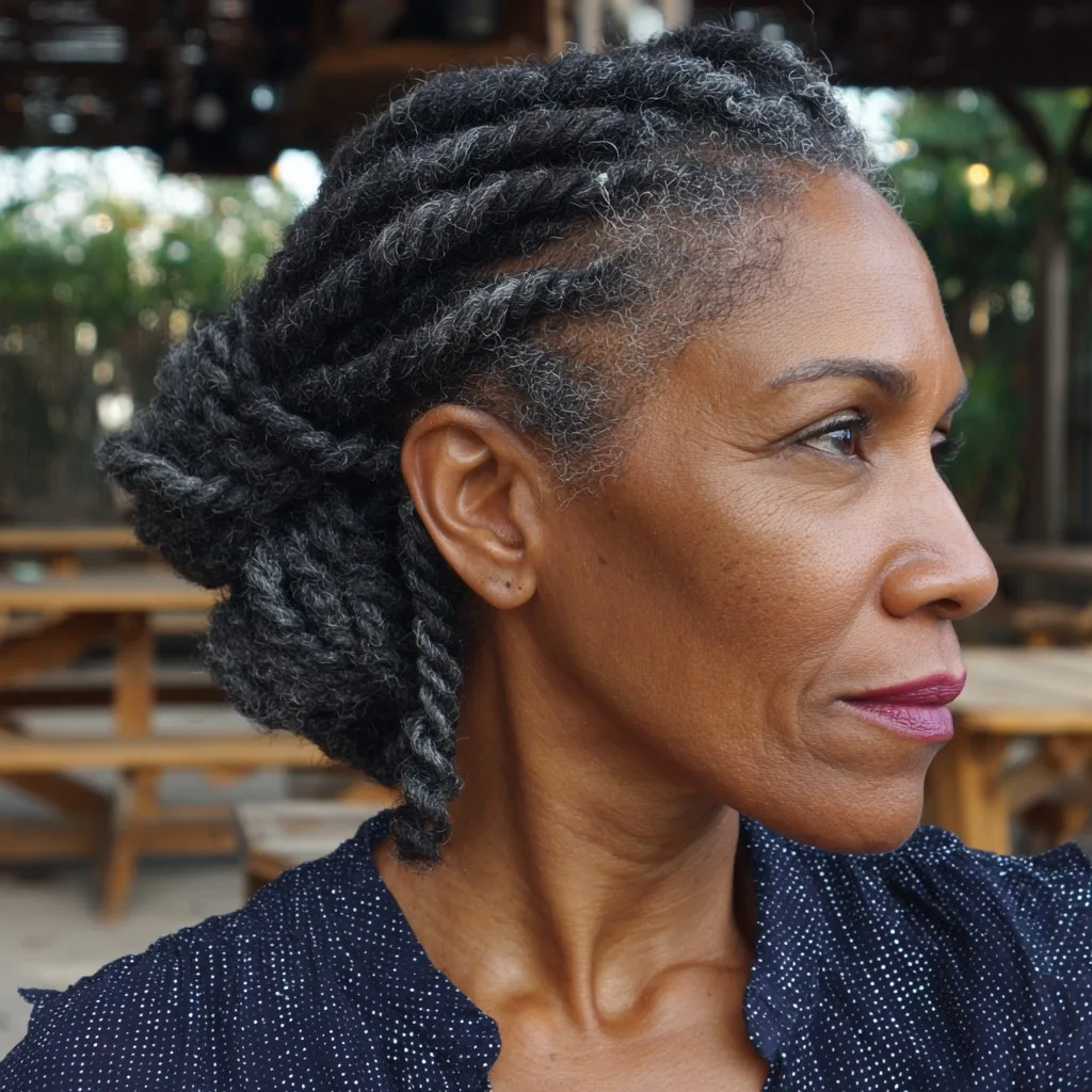 Elegant Twisted Coils with Face-Framing Sections