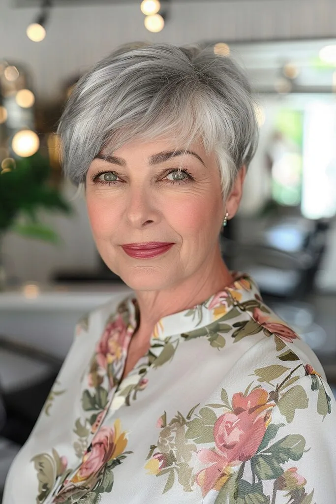Full-Volume Pixie Bob for Fine Hair