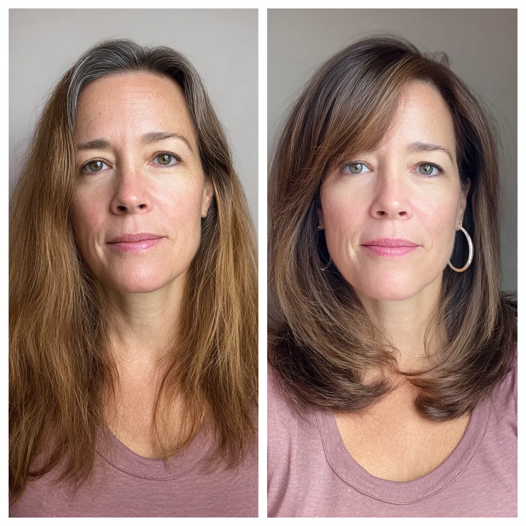 Modern Butterfly Cut with Soft Face-Framing Layers