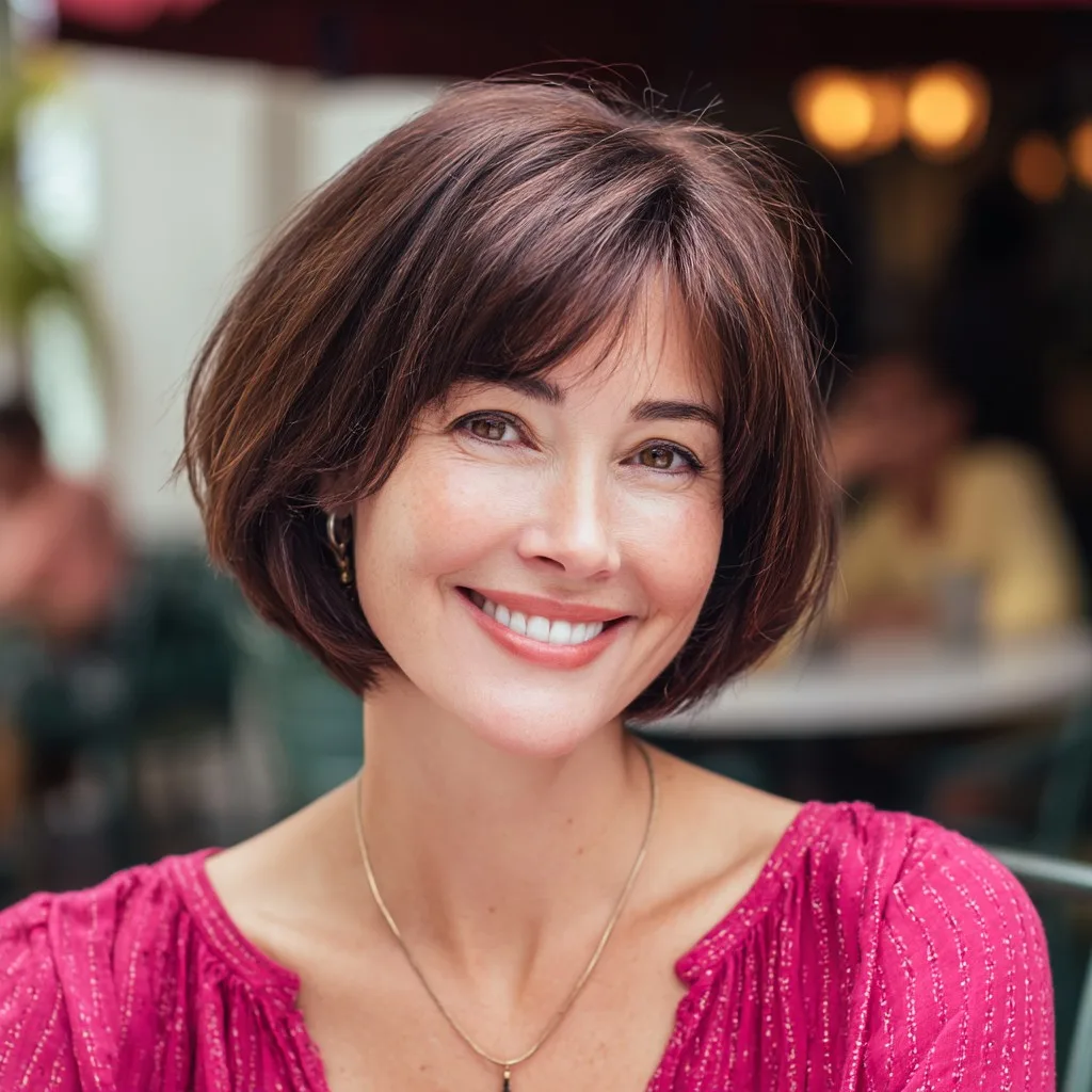 Modern Textured Bob with Face-Framing Layers