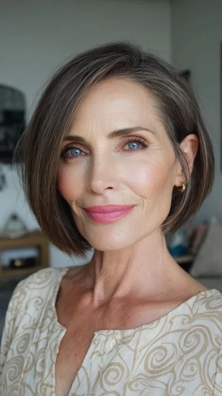 Modern Textured Bob with Subtle Movement