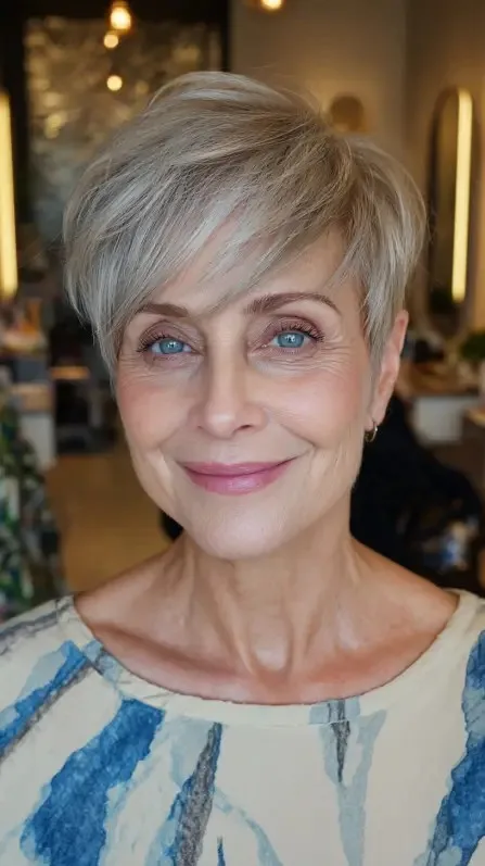 Modern Wispy Pixie Cut with Soft Volume