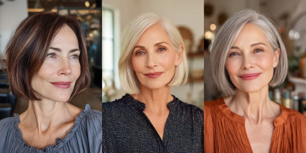 23 Gorgeous One-Length Short Haircuts for Fashion-Forward Women Over 50