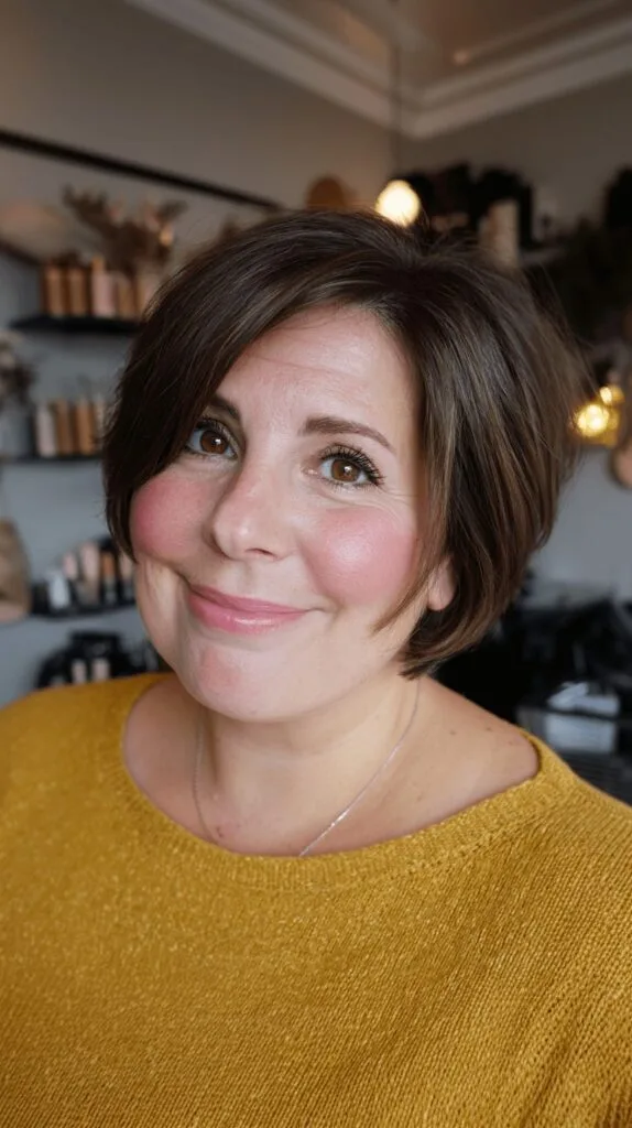Playful Textured Bob with Subtle Volume