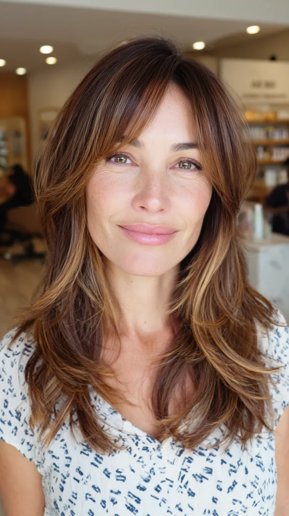 Radiant Layered Butterfly Cut with Subtle Highlights