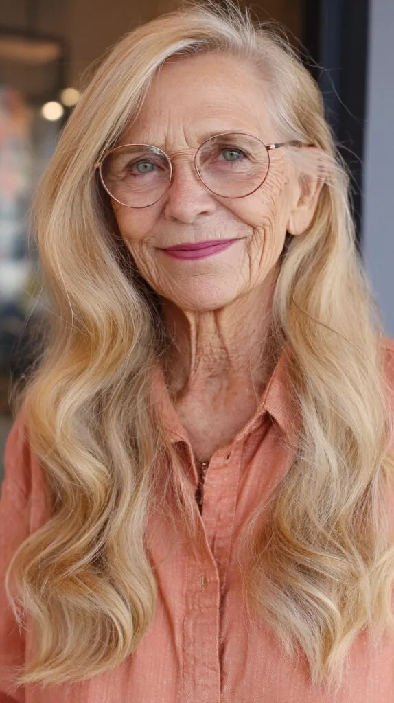 Radiant Long Waves with Natural Texture