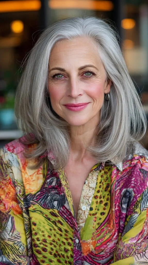 Silver Mid-Length Blown-Out Layers with Root Depth