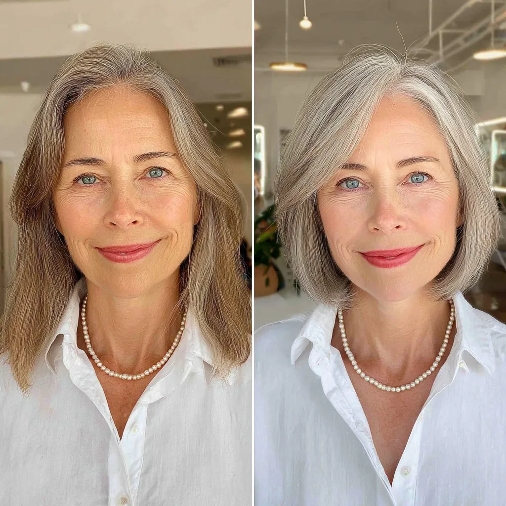 Sleek Blunt Bob with Soft Edges