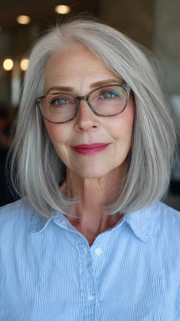 Sleek Silver Layered Style for Elegant Grace
