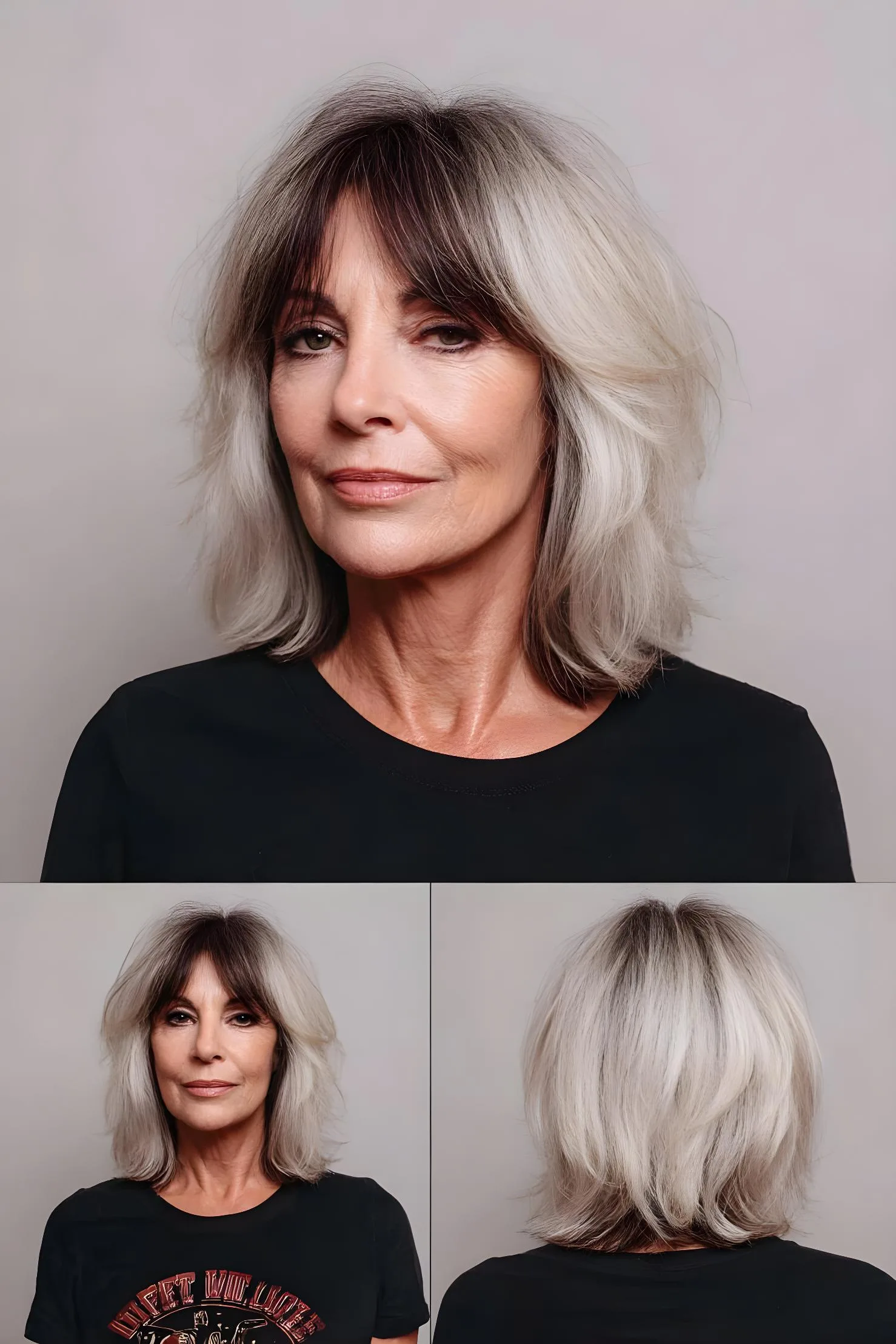 Smoky Brunette Silver Shag