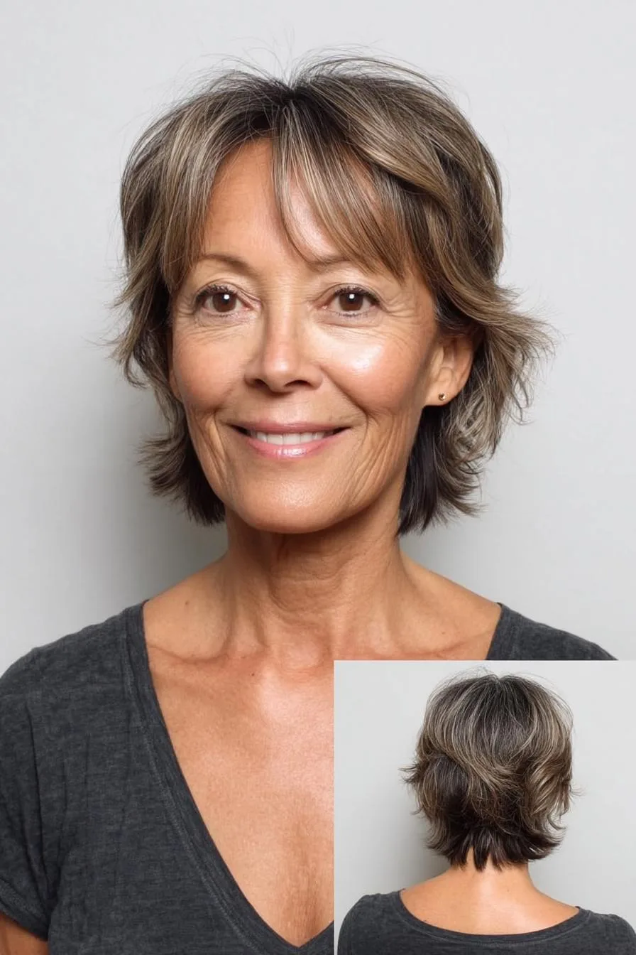 Soft layered shag elegance